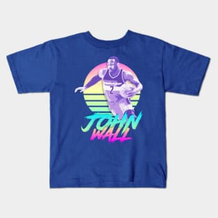 John Wall Retro Futuristic Aesthetic Kids T-Shirt